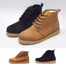 브로그맨 남자워커 남성방한화 기모 털 웰트화 4cm