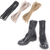 전투화끈 모음 반목 긴목 블랙 화이트 사막색 워커끈 군화끈 부츠끈