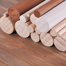만물트럭 목봉 무료재단 나무봉 DIY 마크라매재료 원목봉 우드봉 목재, 목봉 5cm - 길이 50cm