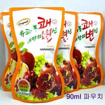 유쾌통쾌 내안의변신 파우치 쾌변 혼합음료 장청소 90ml, 8개