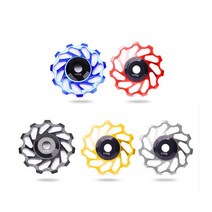 RISK 자전거풀리11T 13T 세라믹베어링 PULLEY 레인보우, 세라믹볼 풀리 13T/레드