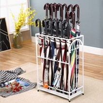 라라블랙 대용량우산꽂이 화이트 대 15홀더 26후크, 1개