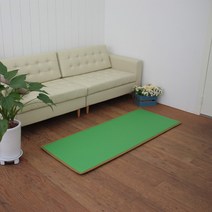 아이홀릭 찜질방 레자매트 사우나 목욕탕 펜션 수면실 인조가죽 대나무참숯 차박매트 캠핑매트, 그린