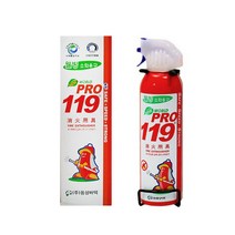 동성바텍 월드프로119 소화기 차량용 휴대용 가정용 미니소화기, 1개, 314g