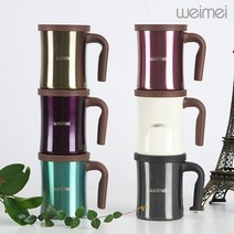 weimei 스텐머그컵 주문제작 무료인쇄, 민트펄, 1, 1개