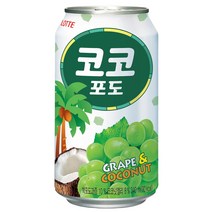 롯데 코코 포도 음료, 340ml, 24개