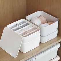 아이디어라떼 모던 심플 속옷정리함 화이트, 15칸