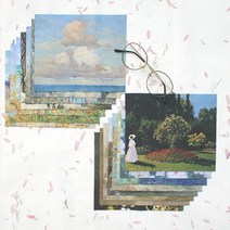 [대양] 명화 시리즈 안경닦이2 M(20x21cm)-10장