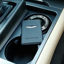 MLC 가죽 스크래치 방지커버 제네시스DH G80(더올뉴G80 호환불가), 5.카드키 가죽커버(2장 앞/뒤 구성)