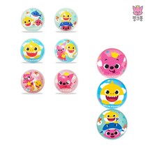 핑크퐁 미니 소프트 볼 3P 아기 공놀이 유아 장난감, 임의배송