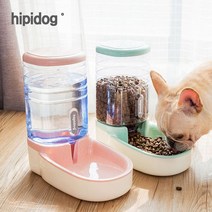 hipidog 정품 강아지 고양이 자동급식기 자동급수기 슬림형, hipidog 자동급수기 슬림형, 민트