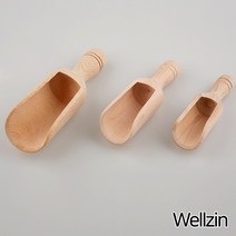 웰진 이태리 나무 원두 스쿱 3종, 대, 1개