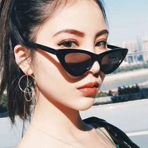 레트로 캣츠아이 삼각 복고 선글라스