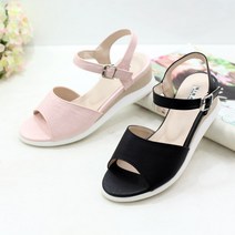 SINSINGO 국내산 여성 키높이 웻지 스트랩샌들 굽 6cm 305