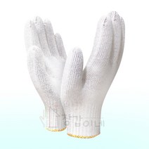 장갑이네 얇은 색사 칼라 표백 도트 작업 면장갑 목장갑, 면장갑 50g 10켤레, 1개