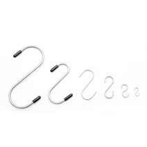 파스텔라운지 스텐 다용도 S자 고리 걸이 에스고리, 14mm, 30개