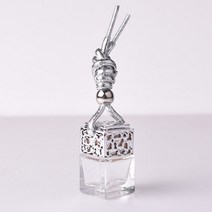 덕희네가게 차량용 미니 디퓨저 용기 모음 방향제 공병 시리즈, 실버, 7ml