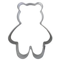 스텐 쿠키커터 곰돌이 (구떼 곰) /쿠키틀/베이킹, 1개
