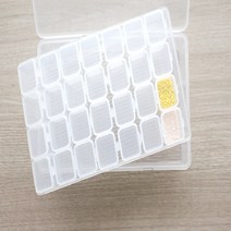 홈데코 보석십자수 보석비즈 보관함 - 28칸 비즈정리함