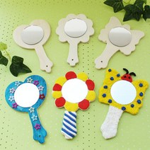 [잼잼아트] 큐티 나무 손거울, 나비