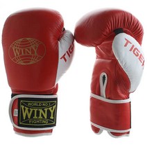 위니 타이거 가죽 복싱글러브 레드, 12온스