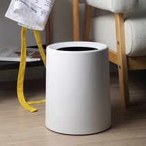 리빙디자이어9 모던 감성 인테리어 휴지통 쓰레기통, 화이트(8L), 1개