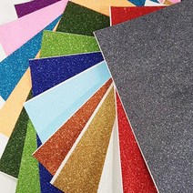 글리터시트지 반짝이시트지 열전사지, 레인보우-핑크, 1장