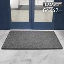루카스 20mm 엣지코일 발매트 현관매트 출입구매트, LU-엣지코일 현관매트-그레이