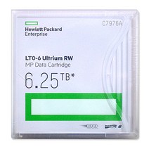 HP 한국총판 백업 LTO TAPE BACKUP MEDIA, HP LTO6 C7976A