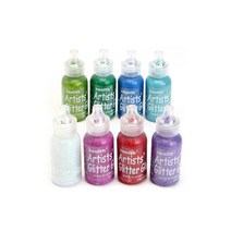 [제니스] 글리터젤 36ml 낱색 색상선택 - POP재료 반짝이젤 POP 글리터겔 페이스페인팅 반짝이풀, 08.옐로우그린