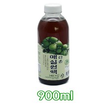 다온영농조합법인 다온매실원액 황매실3년숙성 900ml (무농약) 3개 구매시 +1병무료증정, 1개