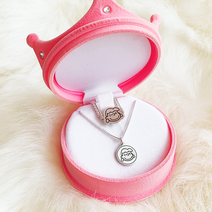 [골드원][무료각인/선물포장] 스누피 미아방지 은목걸이 은팔찌 세트 (정품 4종), 03 루시세트