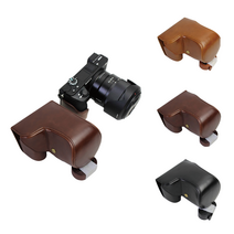 아이디스킨 소니 SONY A6500 PU가죽케이스 속사케이스, 1개, 소니 A6500 가죽케이스 카멜