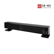 PC 스피커 / 사운드바 / 사용 공간 활용도 / 사운드 / 심플디자인 / AUX 단자 / 1년보증, 블랙, 508852