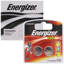 에너자이저 리튬 코인 건전지 CR2025, 1박스, 24개입