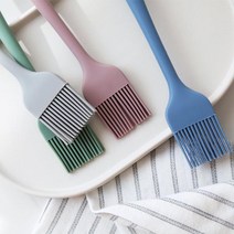 [메이앤홈] 실리콘 미니 오일브러쉬 김솔, 블루