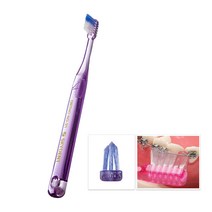 SKYDENT ORTHO NO.21 교정 칫솔 교정용 세밀관리용 스몰헤드 스카이덴트, 1개