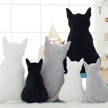 주식회사 위시 고양이 인형 쿠션 쇼파, 그레이