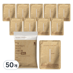 물먹는뽀송 매일매일이 뽀송한 스탠드형 제습제 빅 본품, 250g, 50개