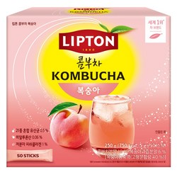 립톤 콤부차 복숭아, 5g, 1개, 50개입