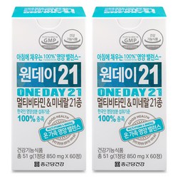 종근당건강 원데이21 멀티비타민 앤 미네랄