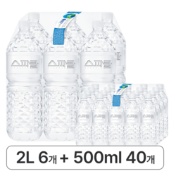 스파클 생수 500mL 40병 + 2L 6병