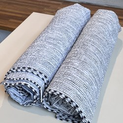 1+1 동행침장 국산 시어서커 여름 얇은 시원한 지문홑이불 그레이/블루, 그레이 2장