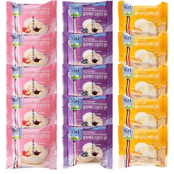끼리 크림치즈 찰떡 3종 15입(스트로베리5블루베리5베이크5), 60g, 15개