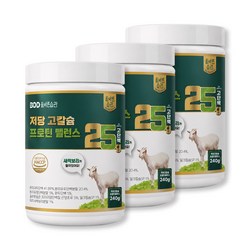 올바른습관 저당 고칼슘 프로틴밸런스 초유산양유 고단백 단백질분말 새싹보리, 3개, 240g