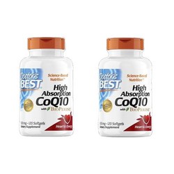 닥터스베스트 바이오페린 하이 앱솔션 코큐텐 100mg 120정 2개 coq10