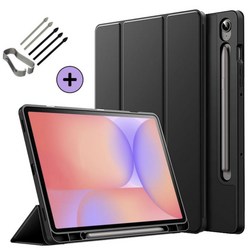 케이스나라 갤럭시탭 S10 Lite 라이트 호환 S펜슬 수납 케이스 보호 북커버 SM-X400 X406N