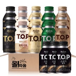 티오피 TOP 커피음료 275ml 6종 기획세트(스위트아메3+더블랙3+돌체라떼3+스모키라떼3+스모키블랙3+마스터라떼3), 18개, 275ml