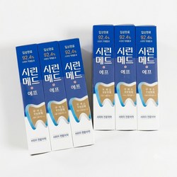 부광약품 시린메드 에프 치약 시린이치약 잇몸치약 무불소 125g 6개