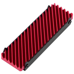 JK 방열판 M.2 HDD 히트싱크 SSD M2 2280 알루미늄 NVME SATA 냉각, O9030. M.2 HDD 히트싱크 레드, 1EA, O9030